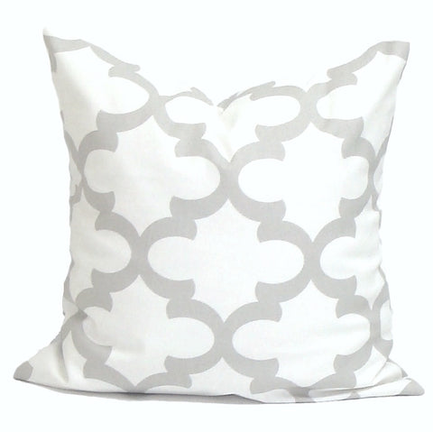 French gray & white large tiles