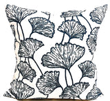 Gingko blue and white