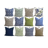 Blue white polka dots