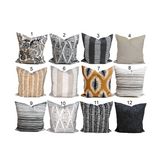 Outdoor tan gray stripe