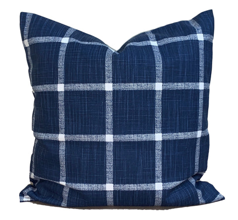 Italian Blue Windowpane