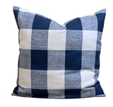 Italian blue buffalo check