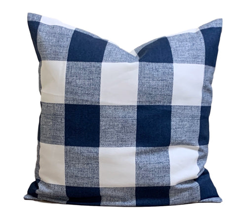 Italian blue buffalo check