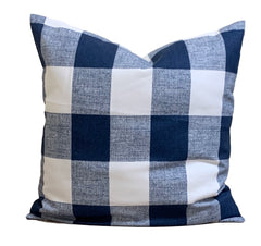 Italian blue buffalo check