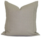 Home Decor, Farmhouse pillow, ticking pillow, popular pillow