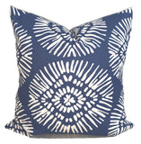 Blue and tan starburst