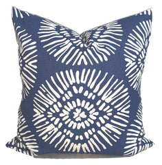 Blue and tan starburst