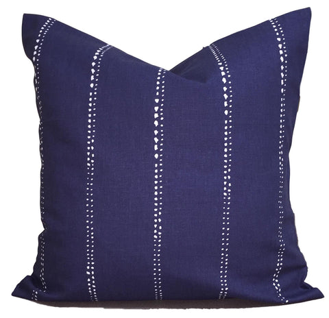 Indigo blue stripe