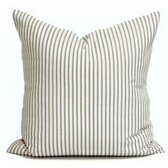 Farmhouse Decor, Home Decor, ticking pillow, farmhouse pillow, popular pillow