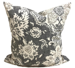Charcoal Damask