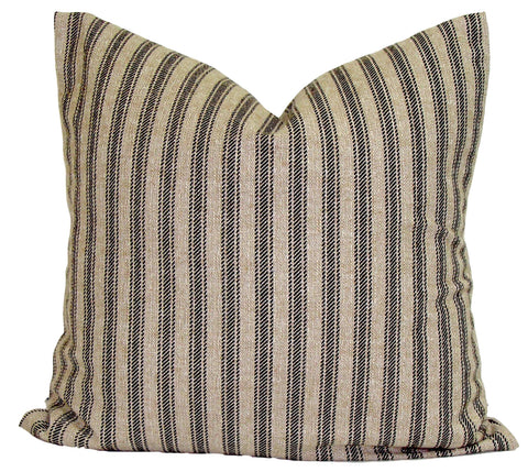 Farmhouse pillow, ticking pillow, popular pillow, Farmhouse decor
