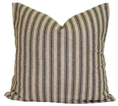 Farmhouse pillow, ticking pillow, popular pillow, Farmhouse decor