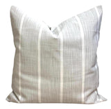 French gray & white stripe