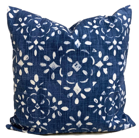 Prussia blue and white