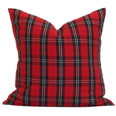 Christmas Pillow. Christmas Home Decor. Plaid Throw Pillows. ElemenOPillows,