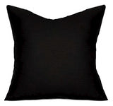 Solid Black Pillow. Black Home Decor. Decorative Throw Pillows. ElemenOPillows,