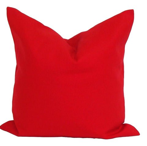 Christmas Pillow. Solid Red Pillow. Christmas Home Decor. Decorative Throw Pillows. ElemenOPillows,
