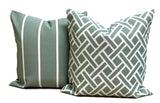 Mirage Green outdoor geometric