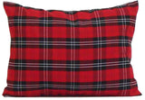 Red & black indoor/outdoor plaid