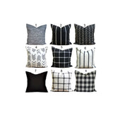 Black & white small buffalo check