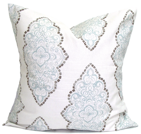 Aqua Pillow. Home Decor. Decorative Throw Pillows. ElemenOPillows, 