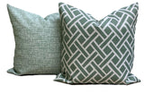 Mirage Green outdoor geometric