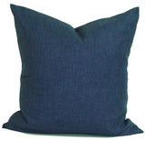 Solid Indigo Pillow. Solid Blue Pillow. Home Decor. Decorative Throw Pillows. ElemenOPillows, 