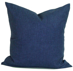 Solid Blue Pillow. Navy Blue Pillow. Home Decor. Decorative Throw Pillows. ElemenOPillows, 