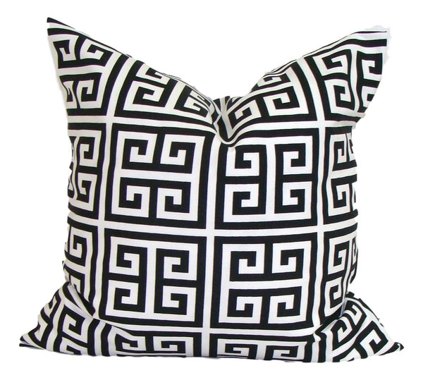 Greek key shop decorative pillows