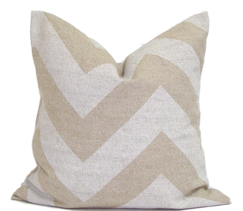 Tan Pillow. Neutral Home Decor. Decorative Throw Pillows. ElemenOPillows, 