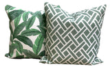 Mirage Green indoor/outdoor palm leaf