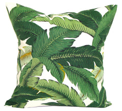 Green indoor/outdoor Tommy Bahama palm leaf